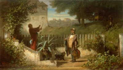 Visit to the Countryside by Carl Spitzweg